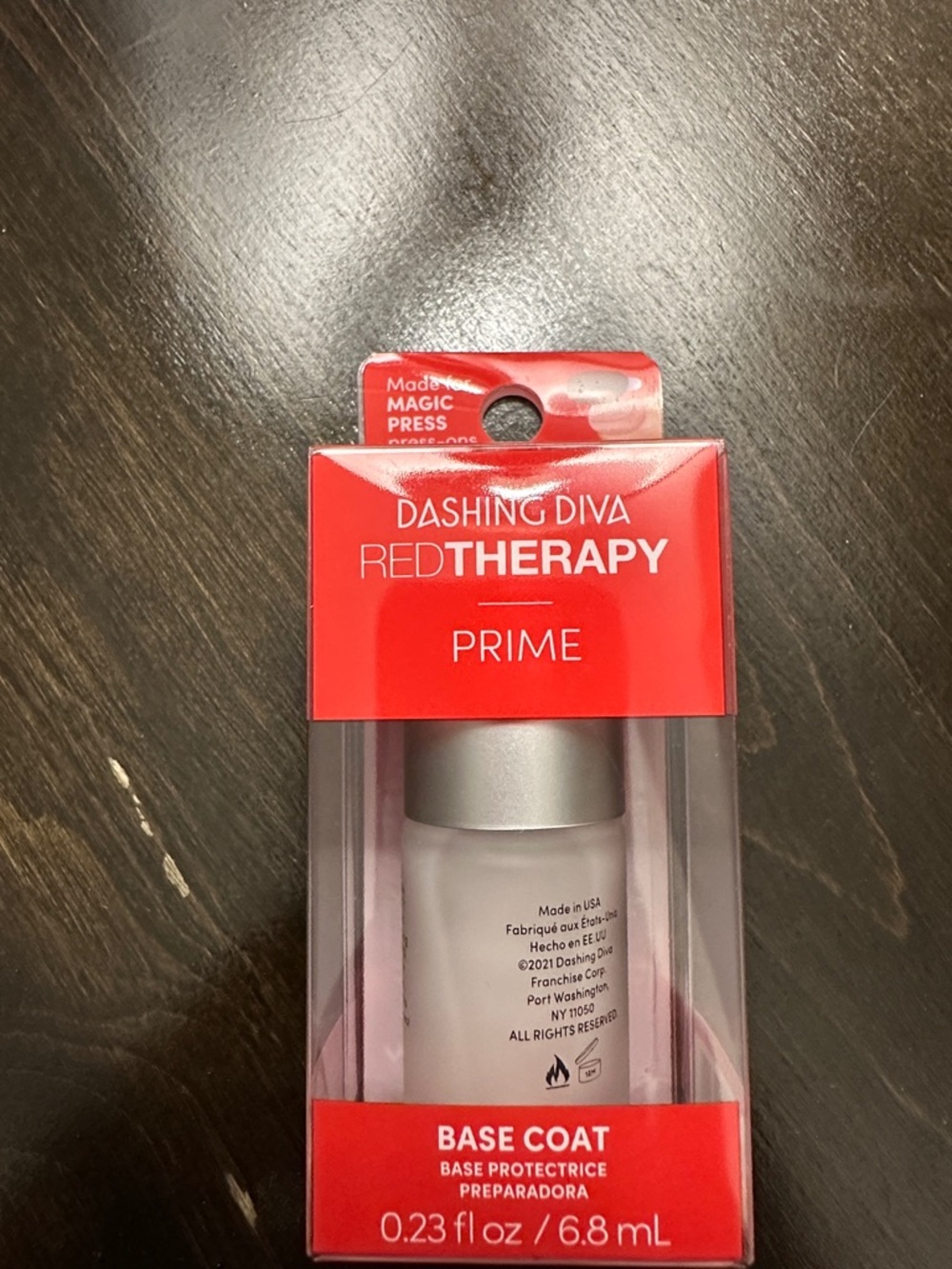 Red Therapy Prime Base Coat – White